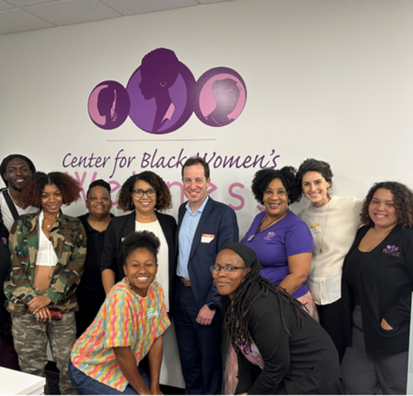 OMB Deputy Director Jason Miller visited Center for Black Women’s Wellness to learn more about their work piloting the Administration’s 'Benefits Bundle'project to connect new moms with housing, nutrition, and health services in their community.