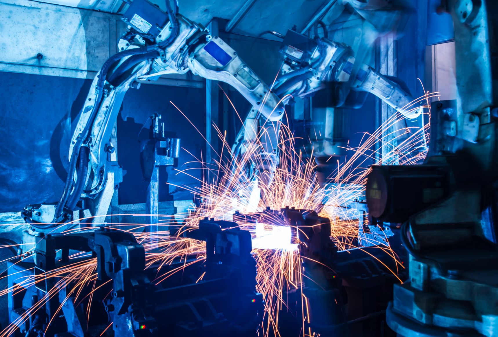 Photo of electrical machines creating new technology.