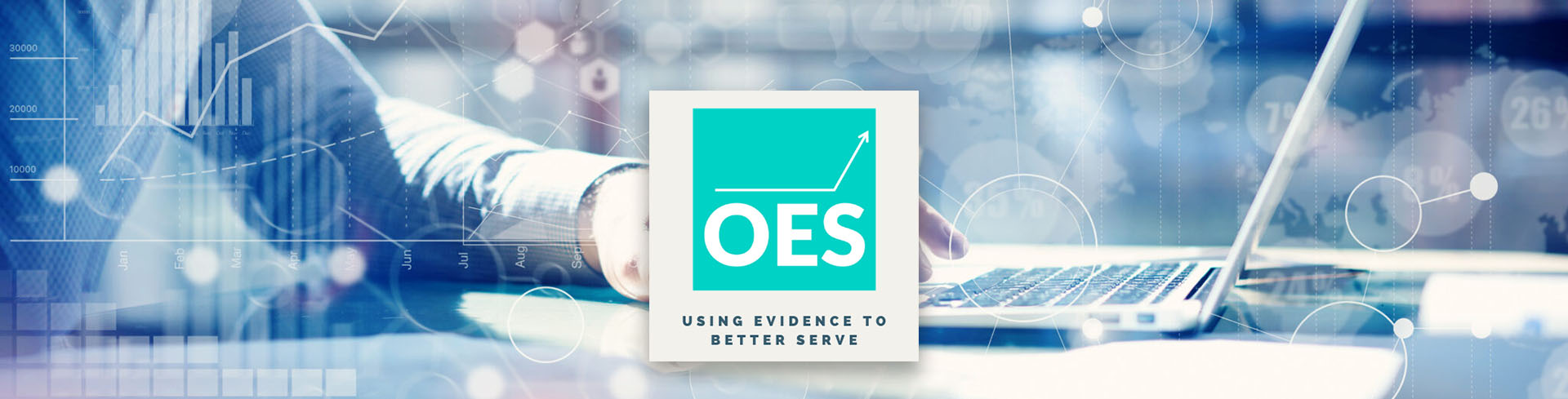 Office of Evaluation Sciences Logo including a tagline, Using Evidence to Better Serve
