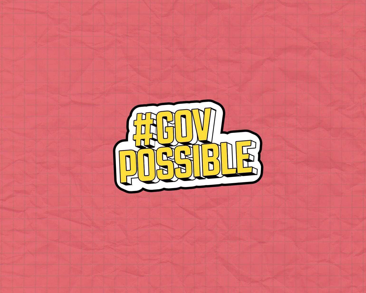 Image with text - #GovPossible